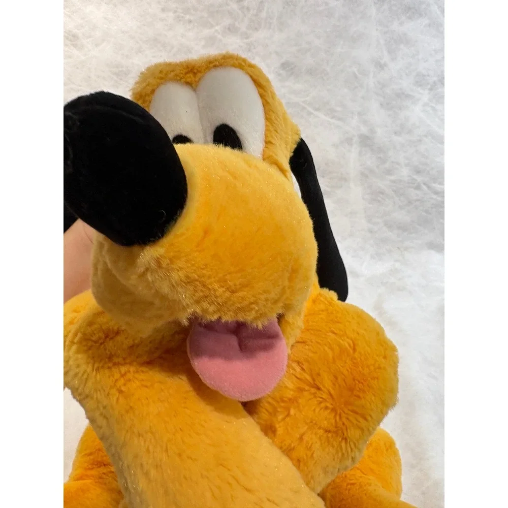 Disney Parks Pluto Plush Dog Stuffed Animal Disneyland Walt Disney World 12 inch